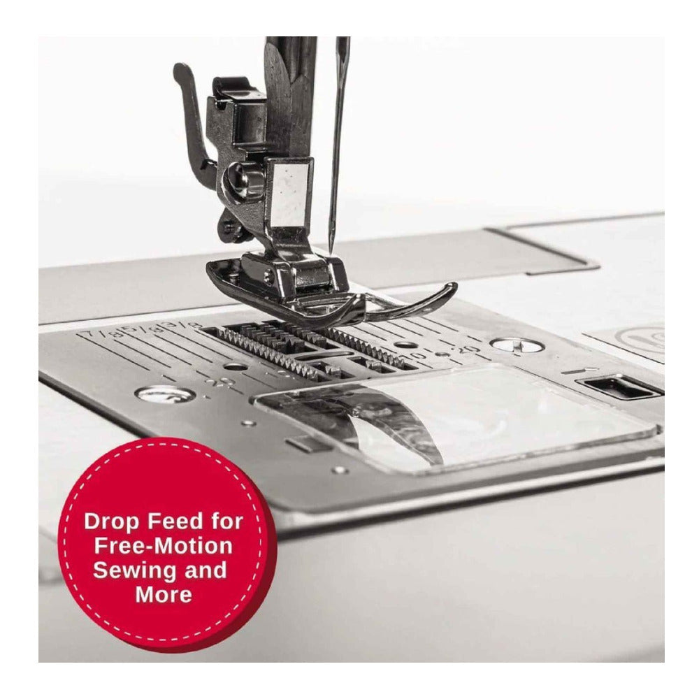 Singer Heavy Duty 6380 Sewing Machine with Extension Table (Gray)