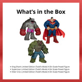 McFarlane Toys Todds Mods 4.5-inch Figures: Superman, Killer Croc & King Shark