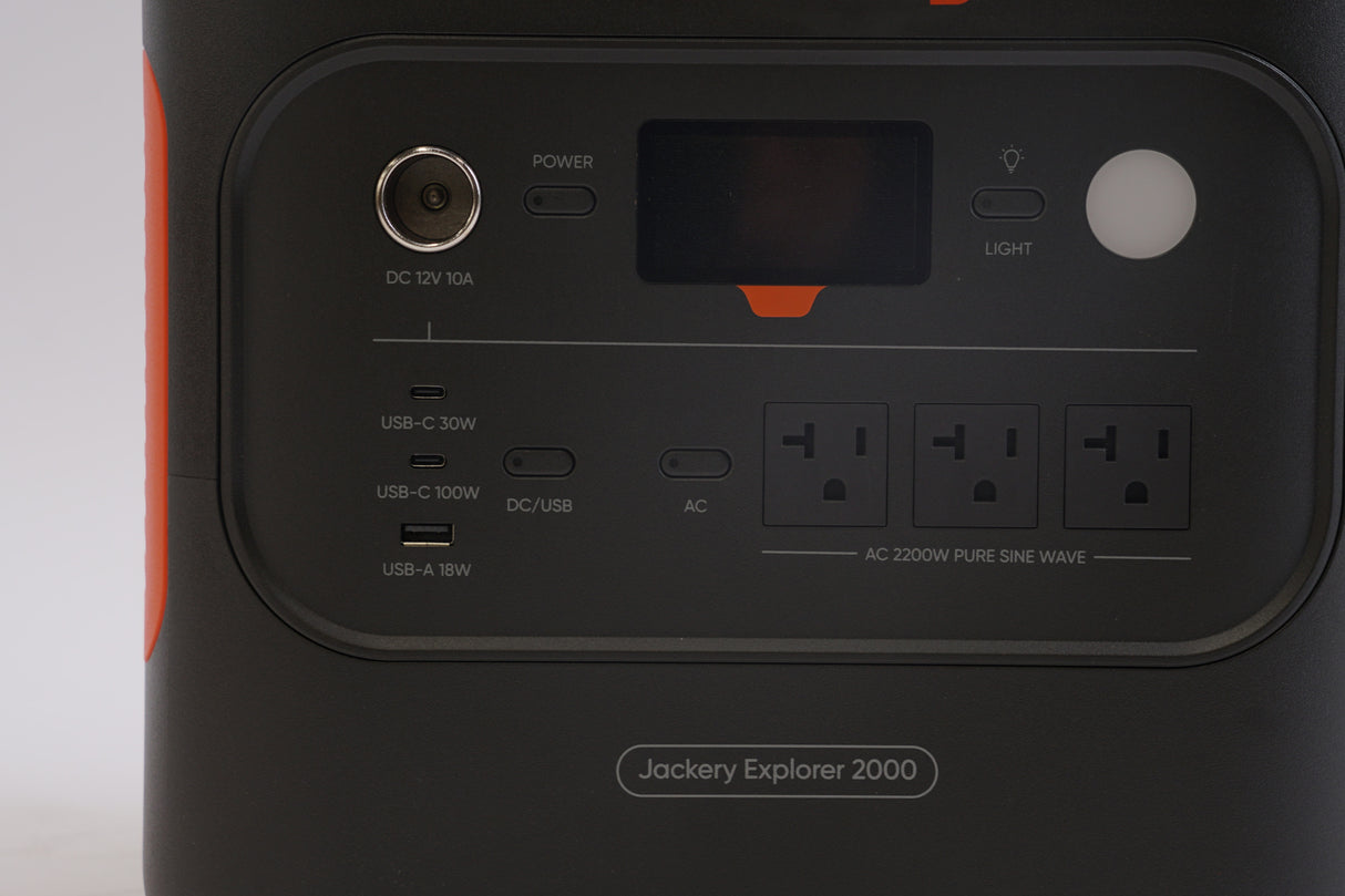 Jackery Explorer 2000 v2 Portable Power Station - 2042Wh with Smart App Control (Used)