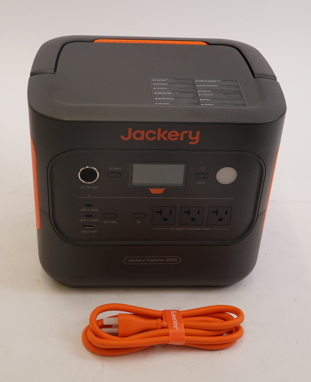 Jackery Explorer 2000 v2 Portable Power Station - 2042Wh with Smart App Control (Used)