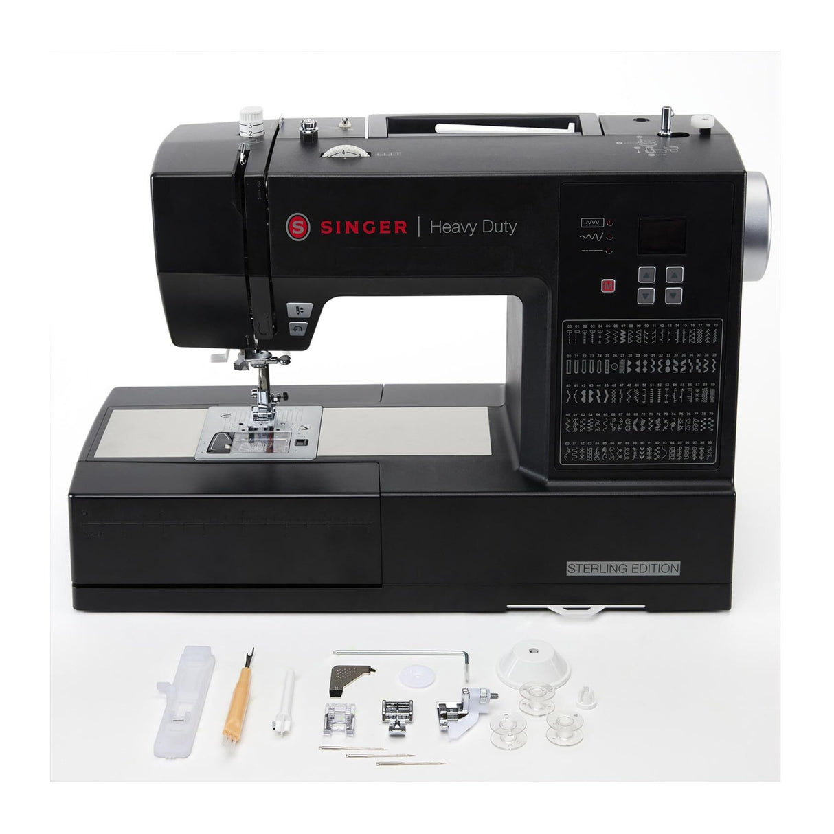 SINGER Heavy Duty 6600C Sterling Sewing Machine with Accessory Kit (Black)