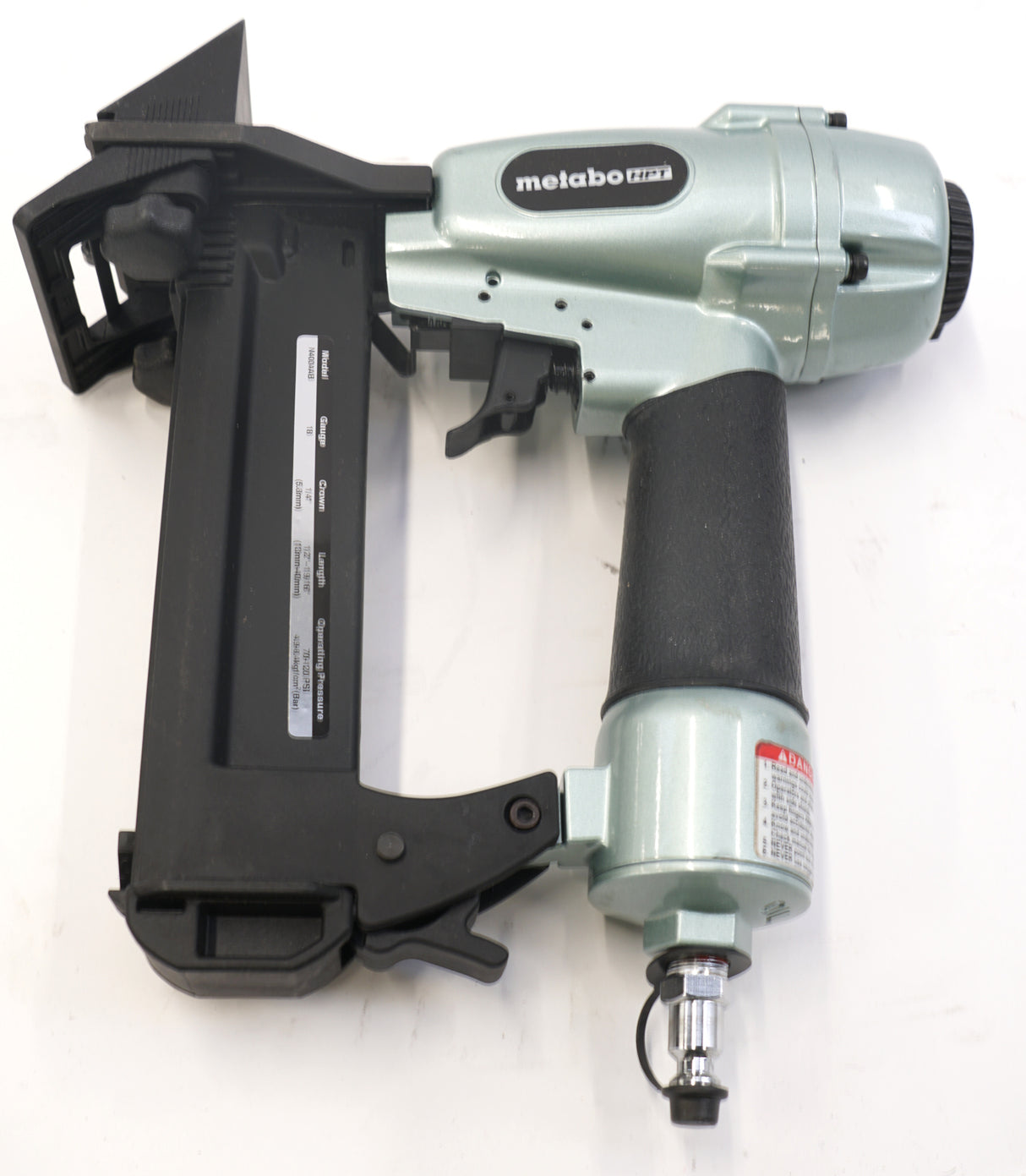 Metabo HPT 18-Gauge 1/4-Inch Crown Flooring Stapler with Adjustable Exhaust (Used)