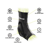 DONJOY PERFORMANCE Trizone Ankle Brace (Slime Green, XL)