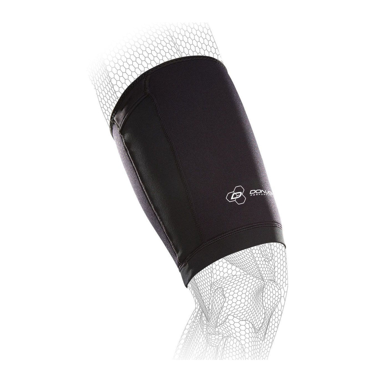 Donjoy Performance Anaform Compression Thigh Sleeve (Black, M)