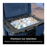 Ninja FrostVault 45QT Wheeled Cooler with Dry Zone (Lakeshore Blue)
