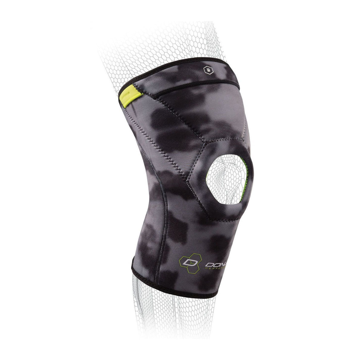 DonJoy Performance AnaForm 4MM Open Patella Knee Sleeve (Camo, Large)