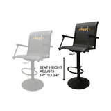 Muddy Swivel Xtreme 360 Degree Adjustable Seat with Flex Tek Comfort (Black)