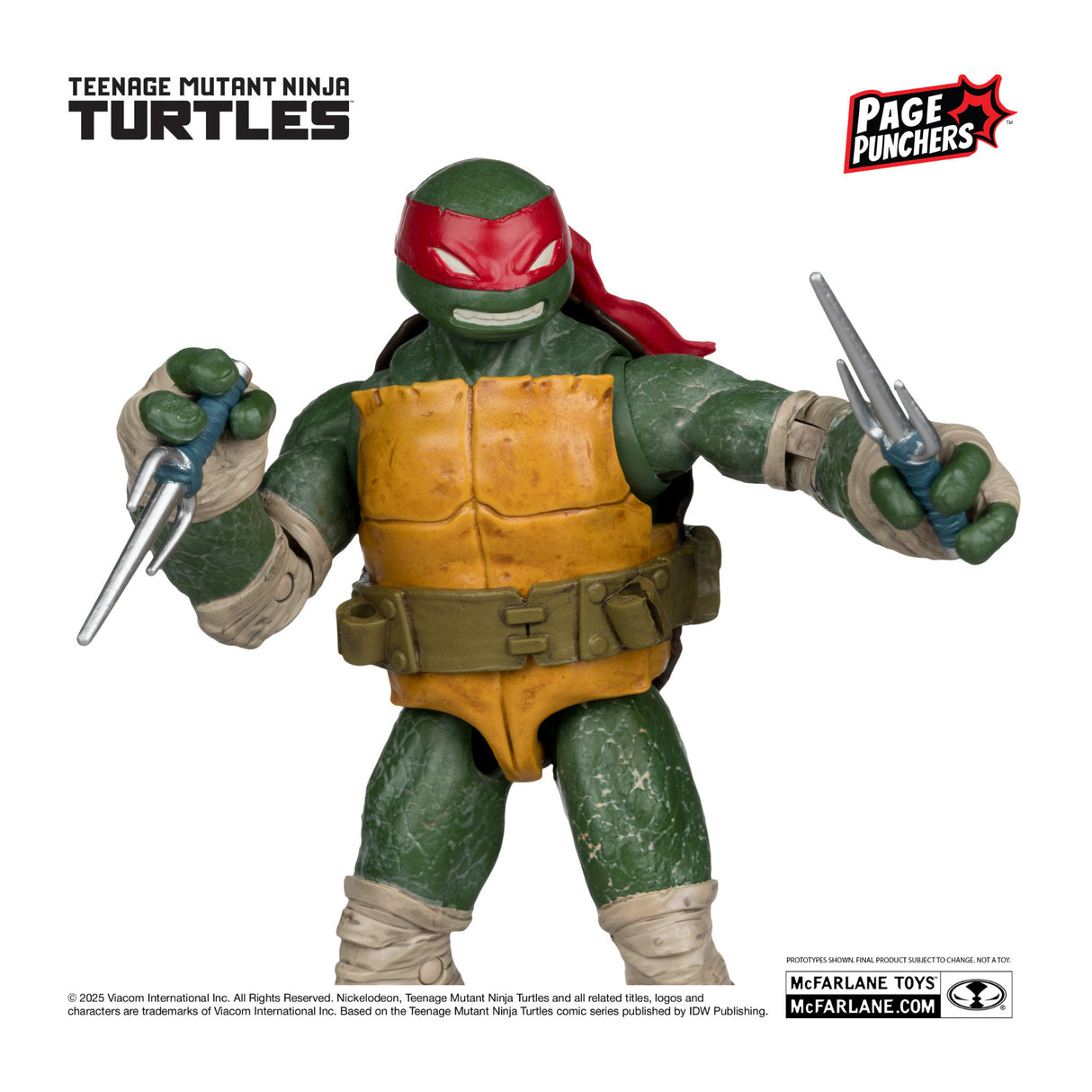 McFarlane Raphael (Teenage Mutant Ninja Turtles) with Comic (Page Punchers)