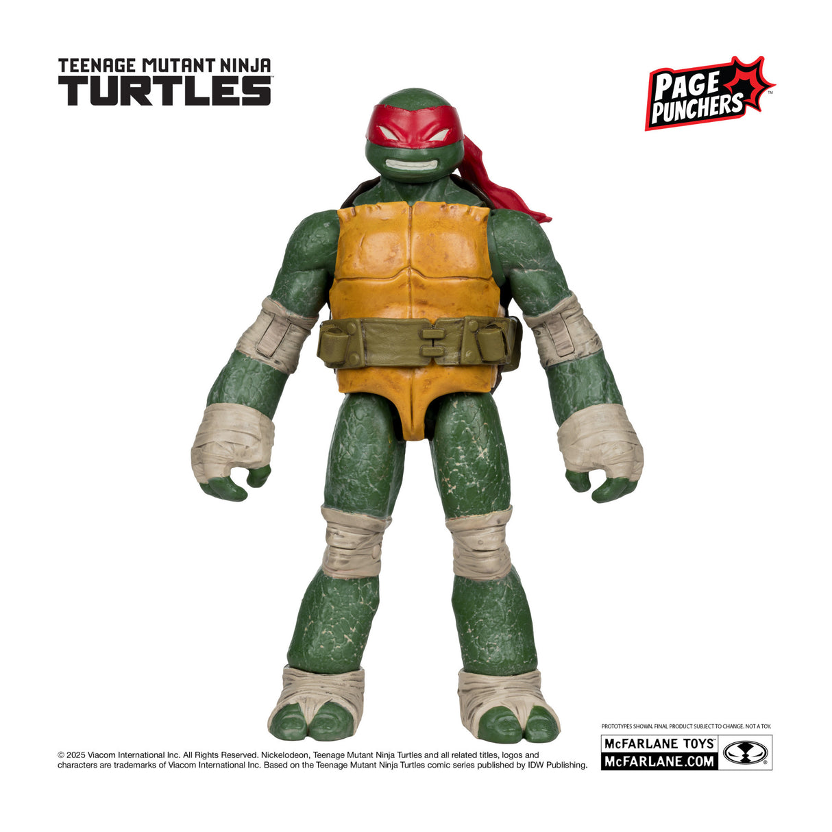 McFarlane Raphael (Teenage Mutant Ninja Turtles) with Comic (Page Punchers)