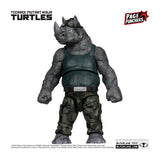 McFarlane Rocksteady (Teenage Mutant Ninja Turtles) with Comic (Page Punchers)