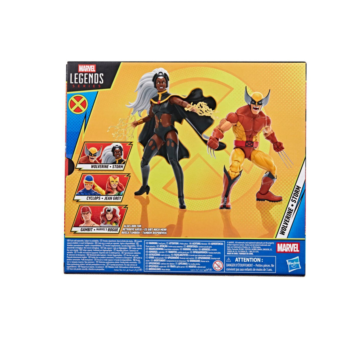 Hasbro X-Men 97 Marvel Legends Wolverine and Storm 6-Inch Action Figures