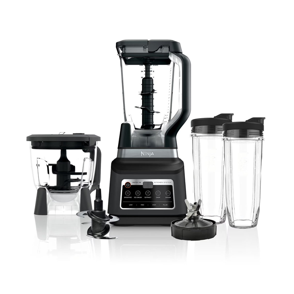 Ninja BN805A 1400W Pro Plus Kitchen System Blender and Food Processor (Black)