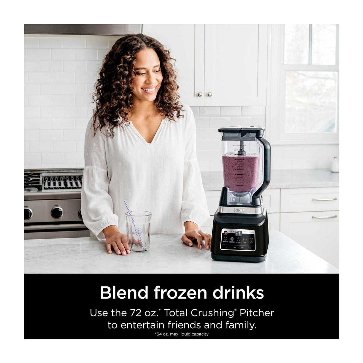 Ninja BN805A 1400W Pro Plus Kitchen System Blender and Food Processor (Black)