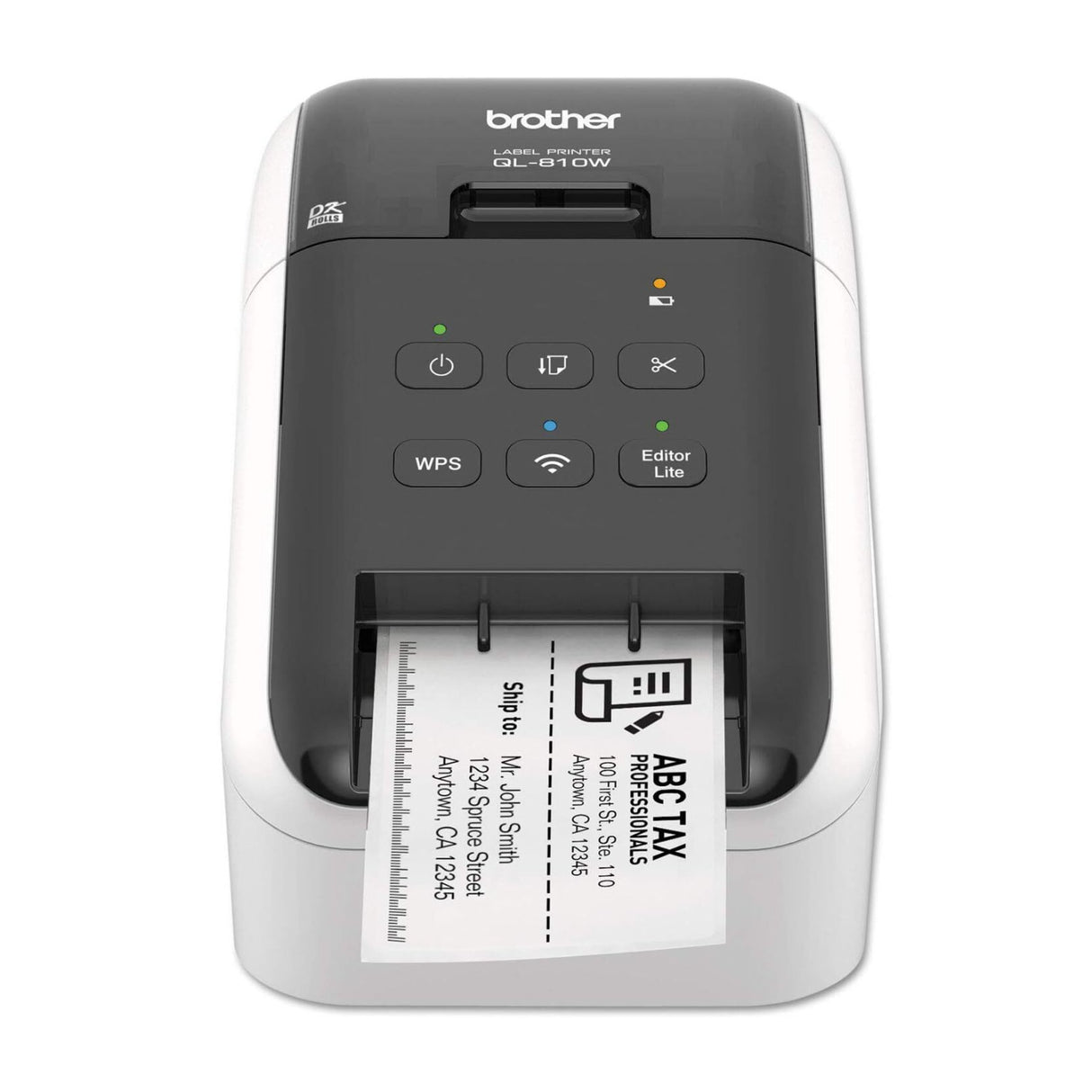 Brother QL-810WAN Professional Wireless Label Printer with Black/Red Printing
