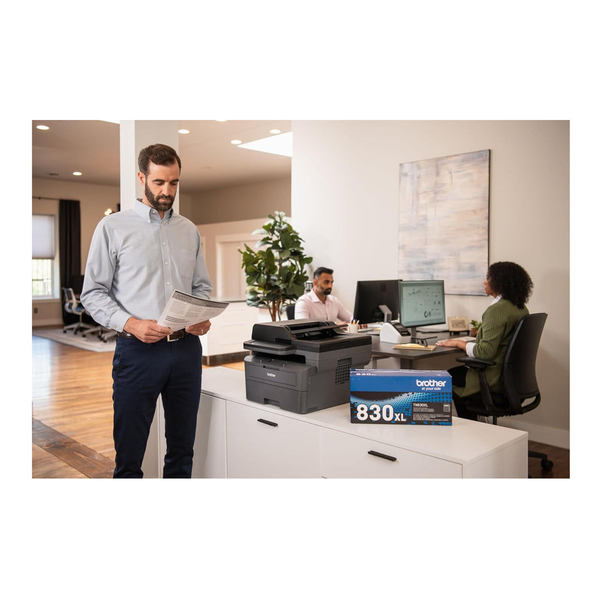 Brother TN830XL Black High Yield Printer Toner Cartridge - Up to 3,000 Pages