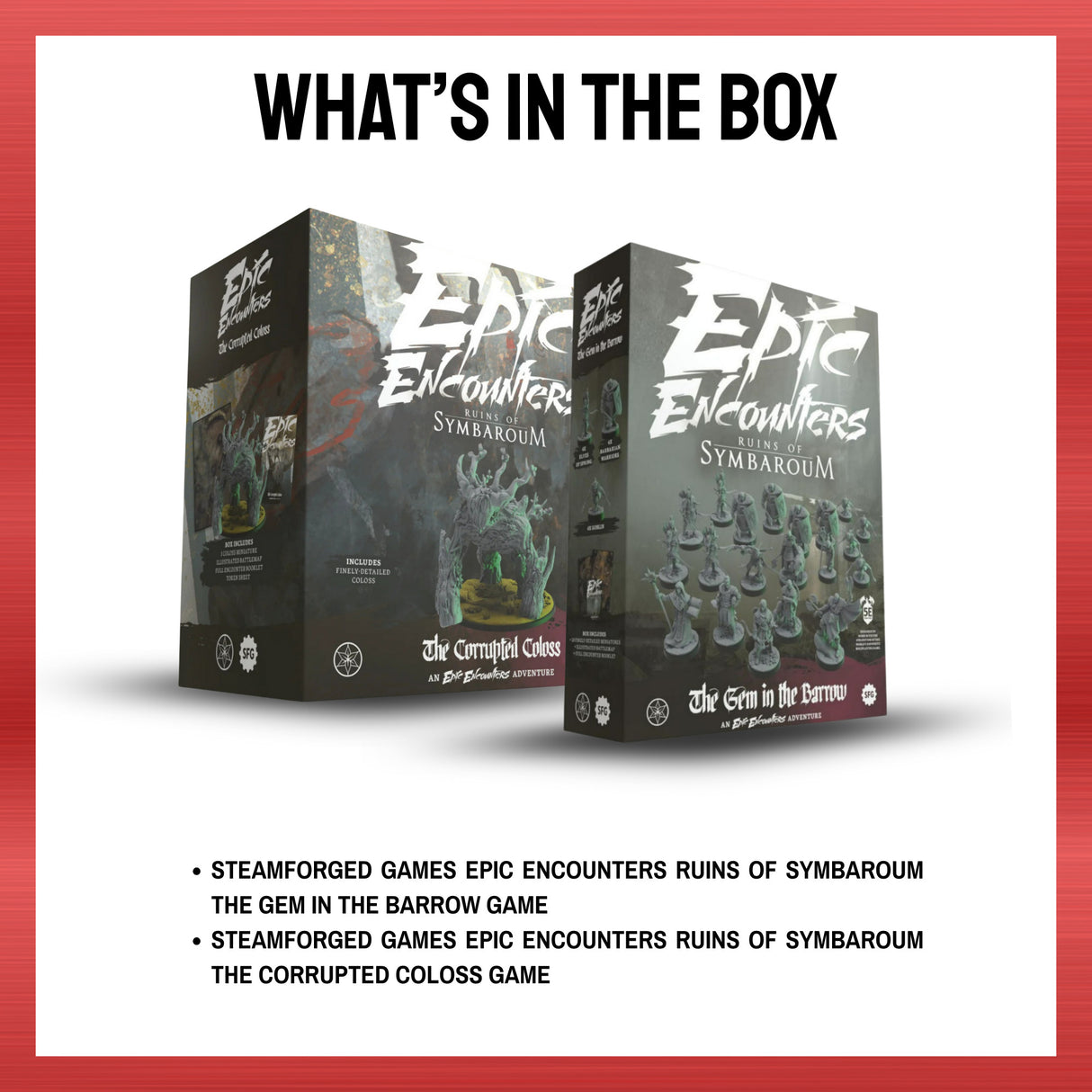 Steamforged Games Epic Encounters: Ruins of Symbaroum Bundle
