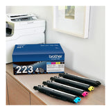 Brother TN2234PK Standard Yield Toner Cartridge - 4 Pack (Black, Cyan, Magenta, Yellow)