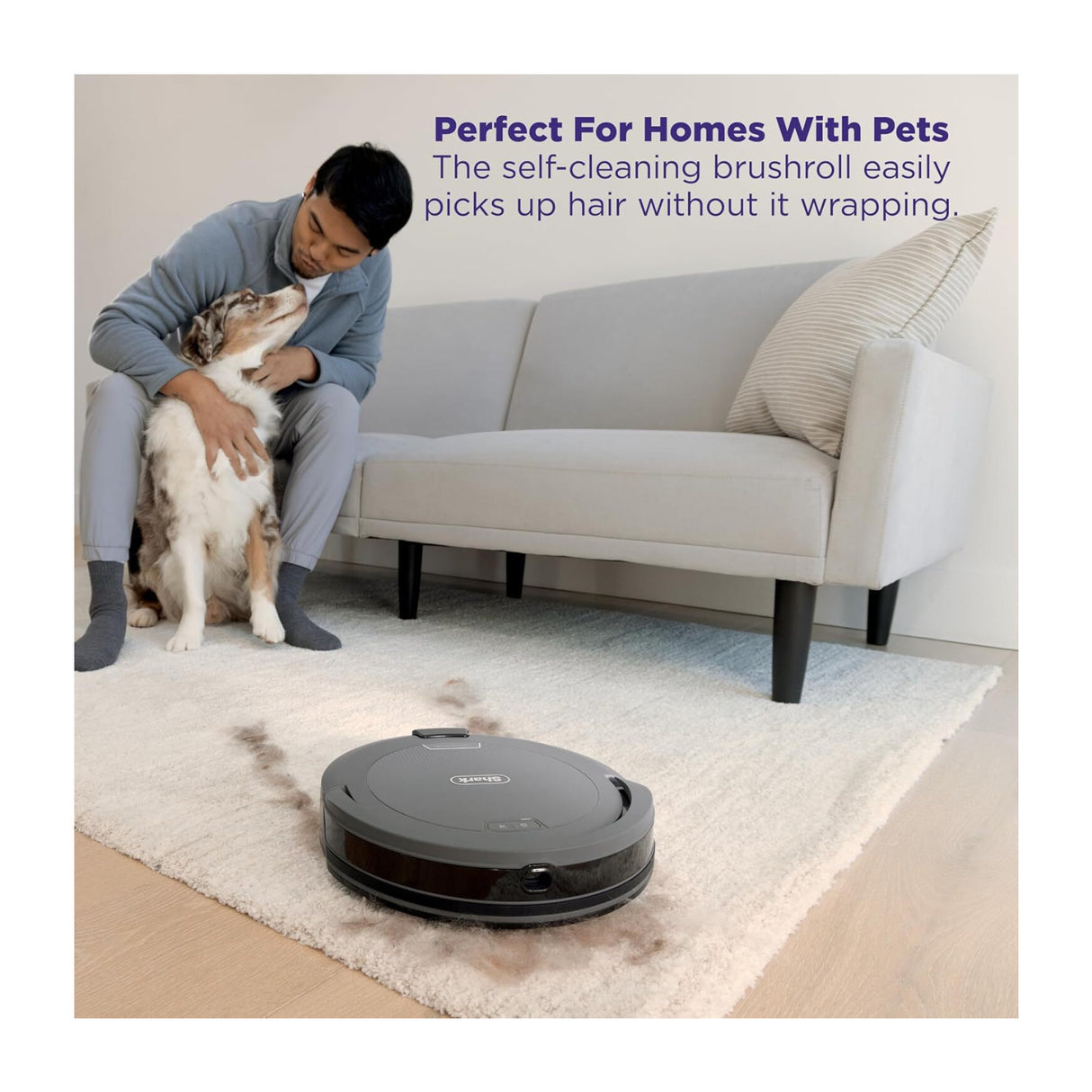 Shark Navigator Robot Vacuum with SmartPath Navigation (Steel Grey)