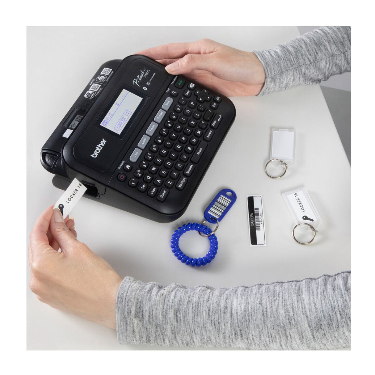 Brother P-Touch PT-D460BT Business Expert Connected Label Maker (Black)