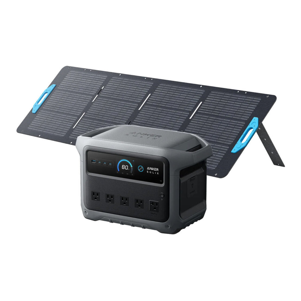 Anker Solix C1000 Gen2 Portable Power Station with 200W Solar Panel