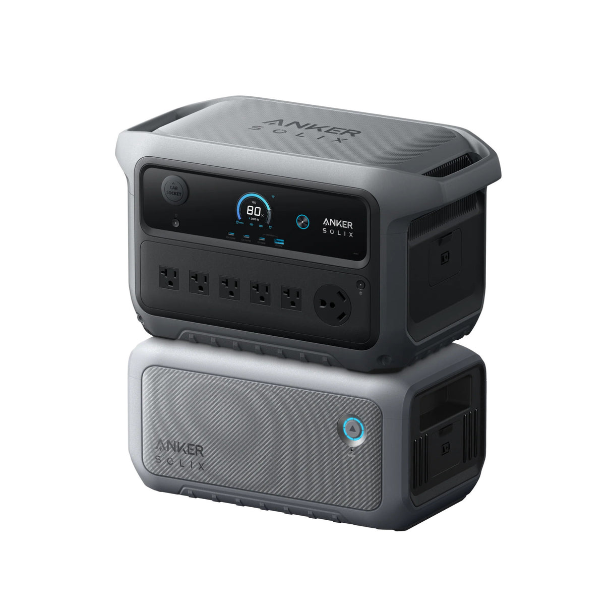 Anker SOLIX C2000 Gen 2 Portable Power Station with BP2000 Expansion Battery