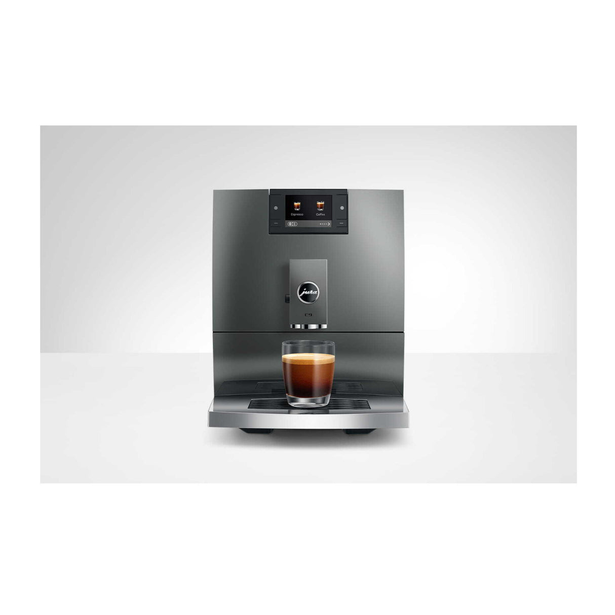 JURA C9 Automatic Coffee Espresso Machine with 17 Specialties (Piano Inox)
