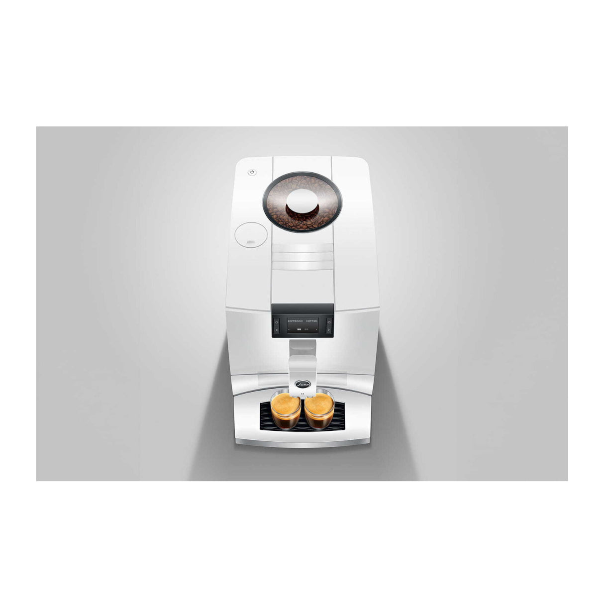 JURA C3 Automatic Coffee and Espresso Machine with 4 Specialties (Piano White)