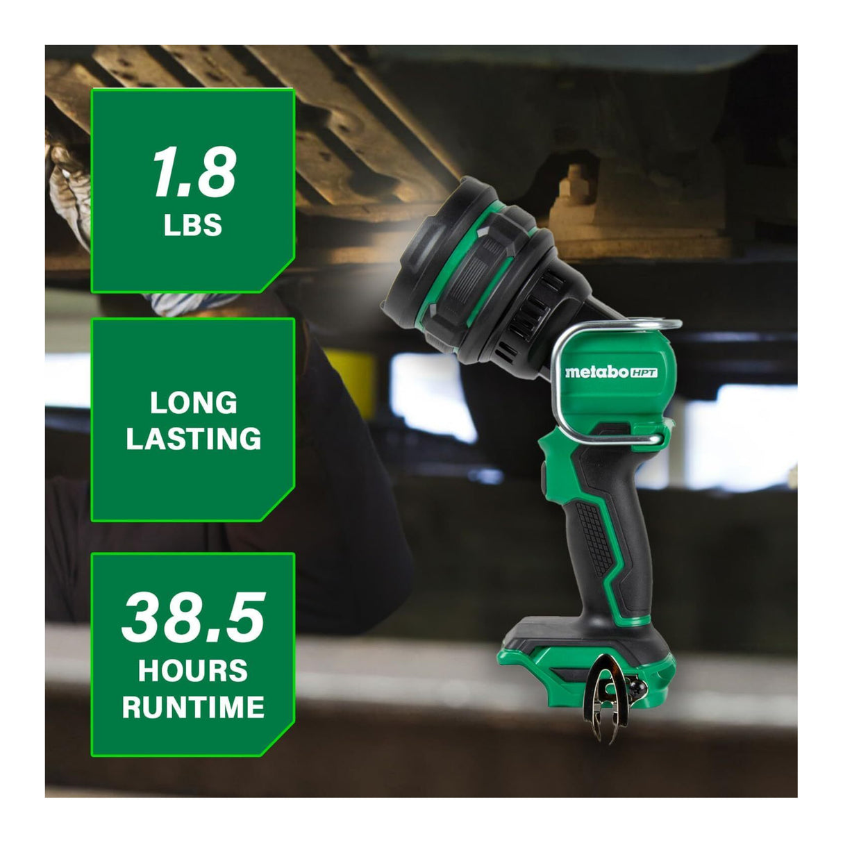 Metabo HPT 18V MultiVolt Cordless 1050 Lumens LED Spotlight (Tool Body Only)