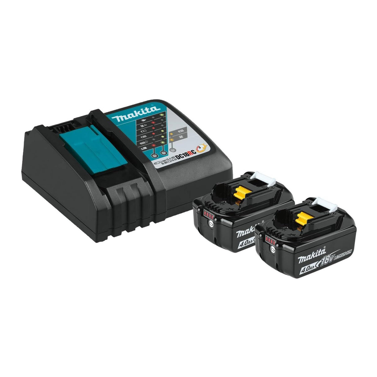 Makita 18V LXT Li-Ion Battery and Rapid Optimum Charger Starter Pack (4.0Ah)