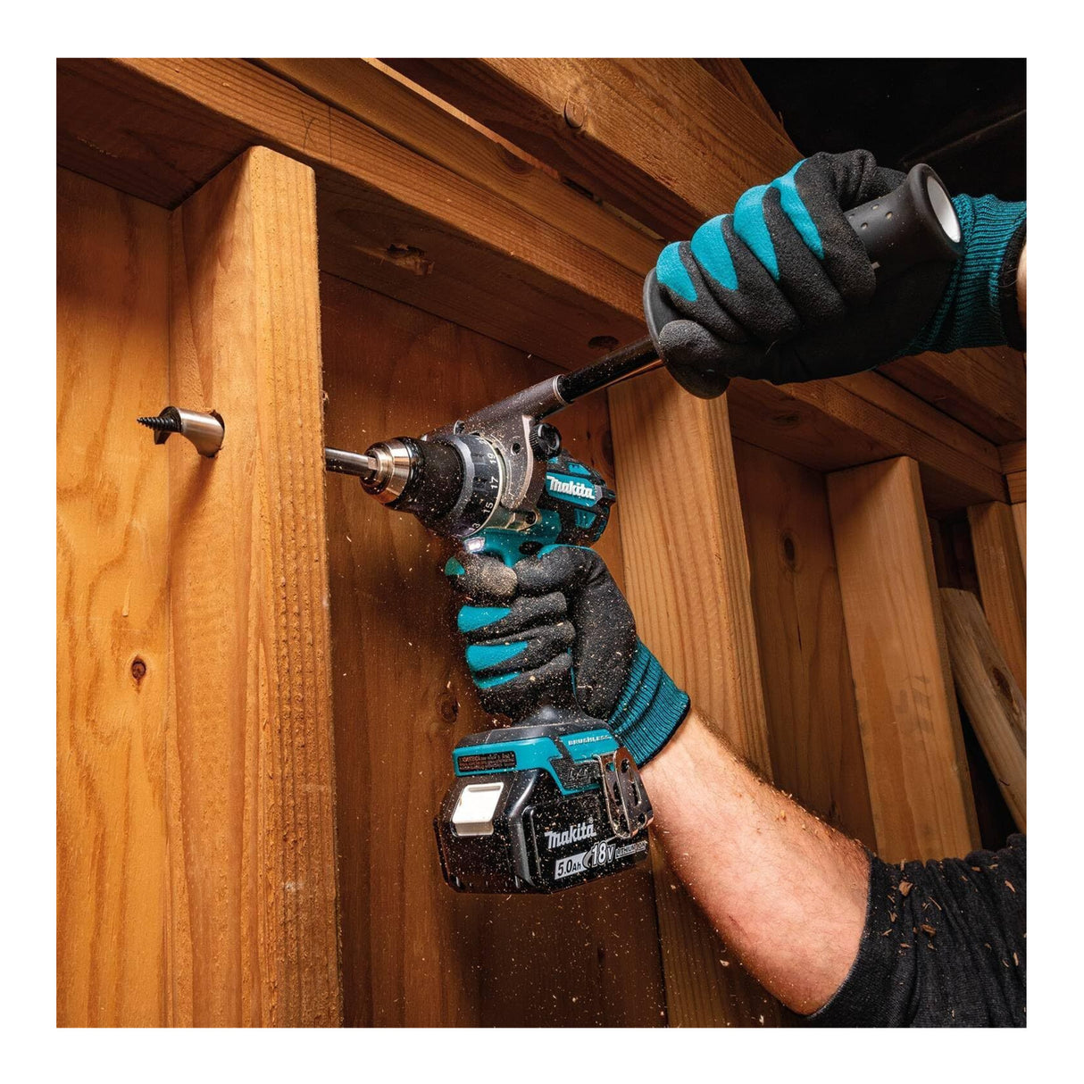 Makita 18V LXT Lithium-Ion Brushless Cordless 2-Piece Combo Kit (5.0Ah)