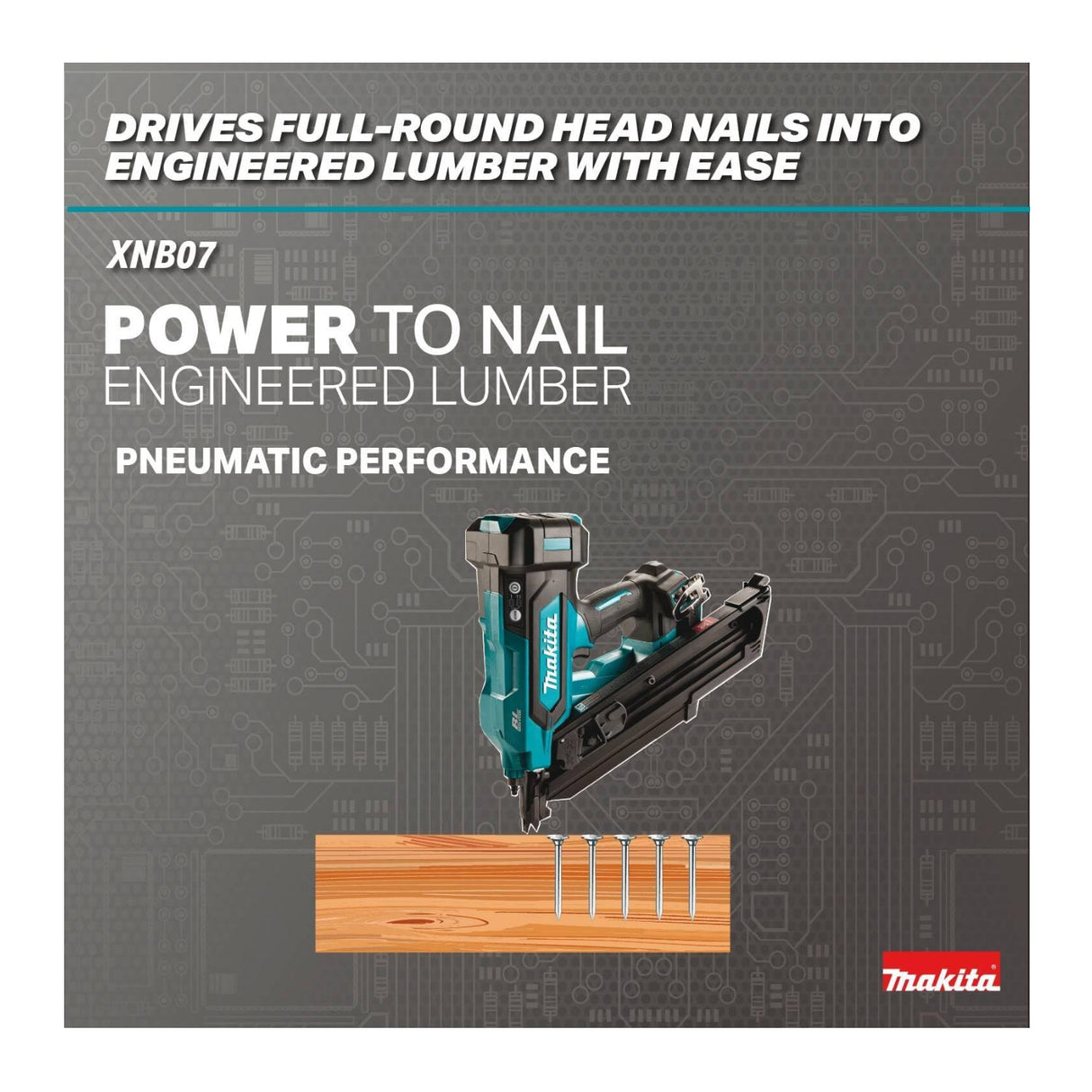Makita 18V LXT Li-Ion 30 Degree 3-1/2 Inch Cordless Framing Nailer (Tool Only)