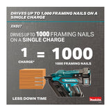 Makita 18V LXT Li-Ion 30 Degree 3-1/2 Inch Cordless Framing Nailer (Tool Only)