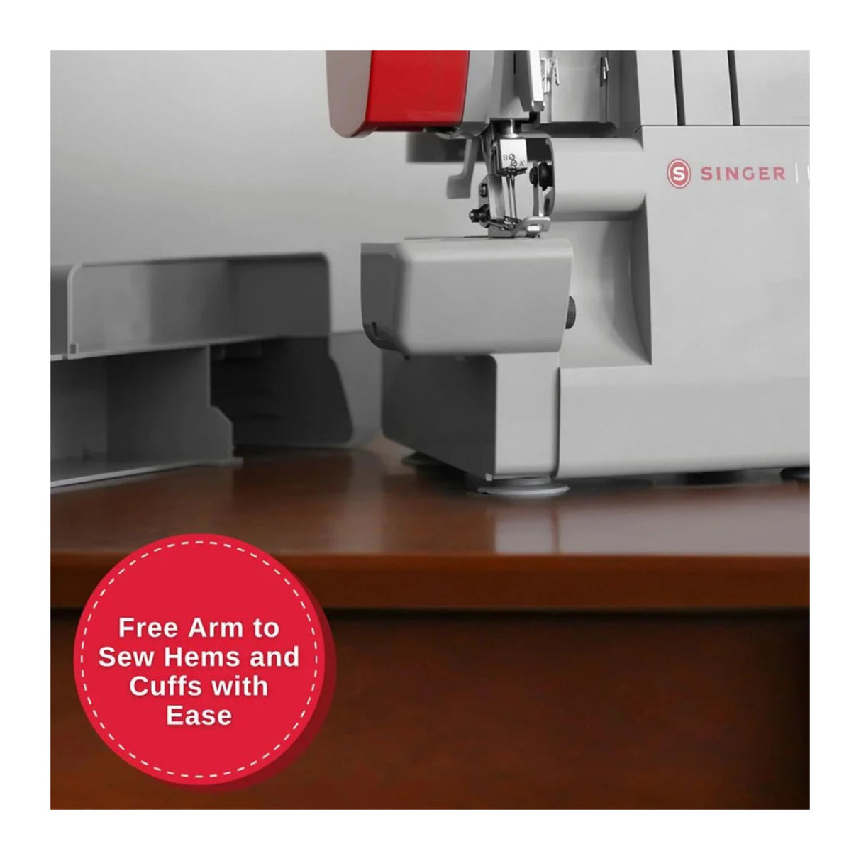 SINGER HD0450S Heavy Duty Serger Overlock Machine with 2-3-4 Thread Capability