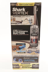 Shark Vertex Lift-Away Upright Vacuum with DuoClean PowerFins (Silver/Rose Gold) (Used)