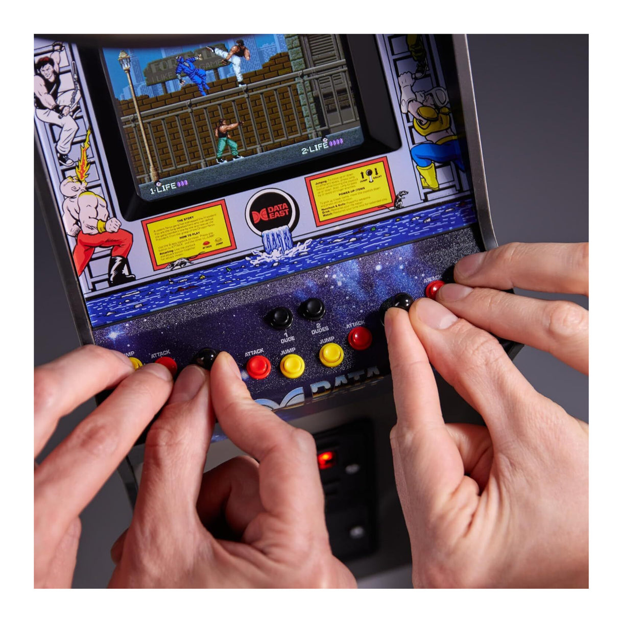 Numskull Quarter Arcades: Bad Dudes Vs. Dragon Ninja Mini Arcade