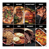 Ninja Woodfire 8-in-1 Portable Electric Outdoor Roaster Oven (Terracotta Red)