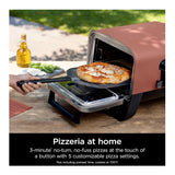 Ninja Woodfire 8-in-1 Portable Electric Outdoor Roaster Oven (Terracotta Red)