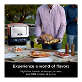 Ninja Woodfire 8-in-1 Portable Electric Outdoor Roaster Oven (Terracotta Red)