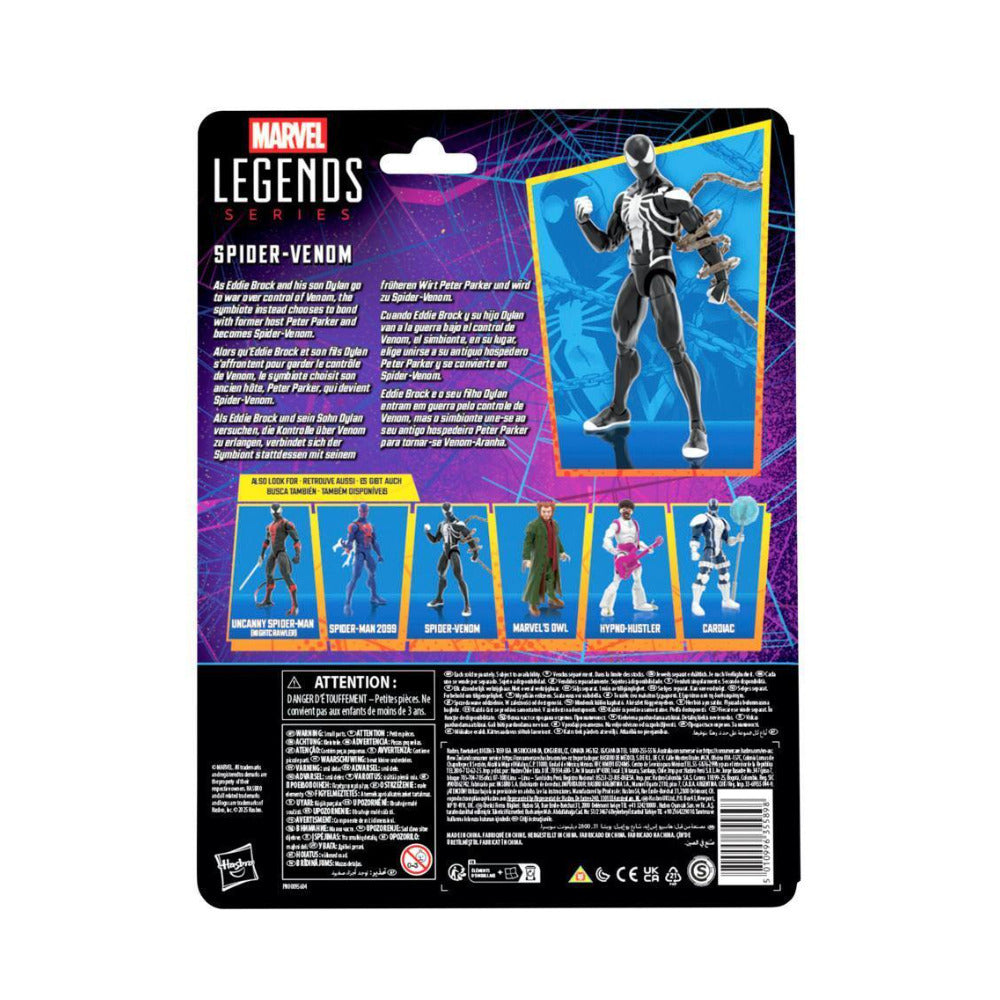 Hasbro Marvel Legends Series Spider-Venom Retro Cardback SpiderMan Action Figure