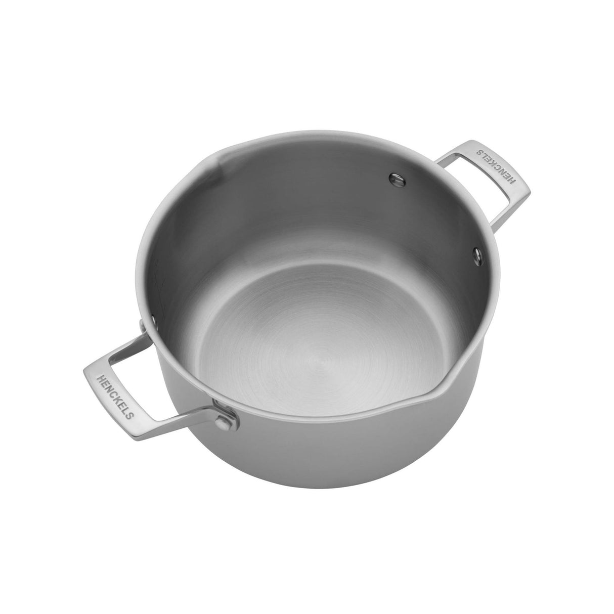 HENCKELS Clad H3 6-Qt Stainless Steel Dutch Oven with Glass Lid
