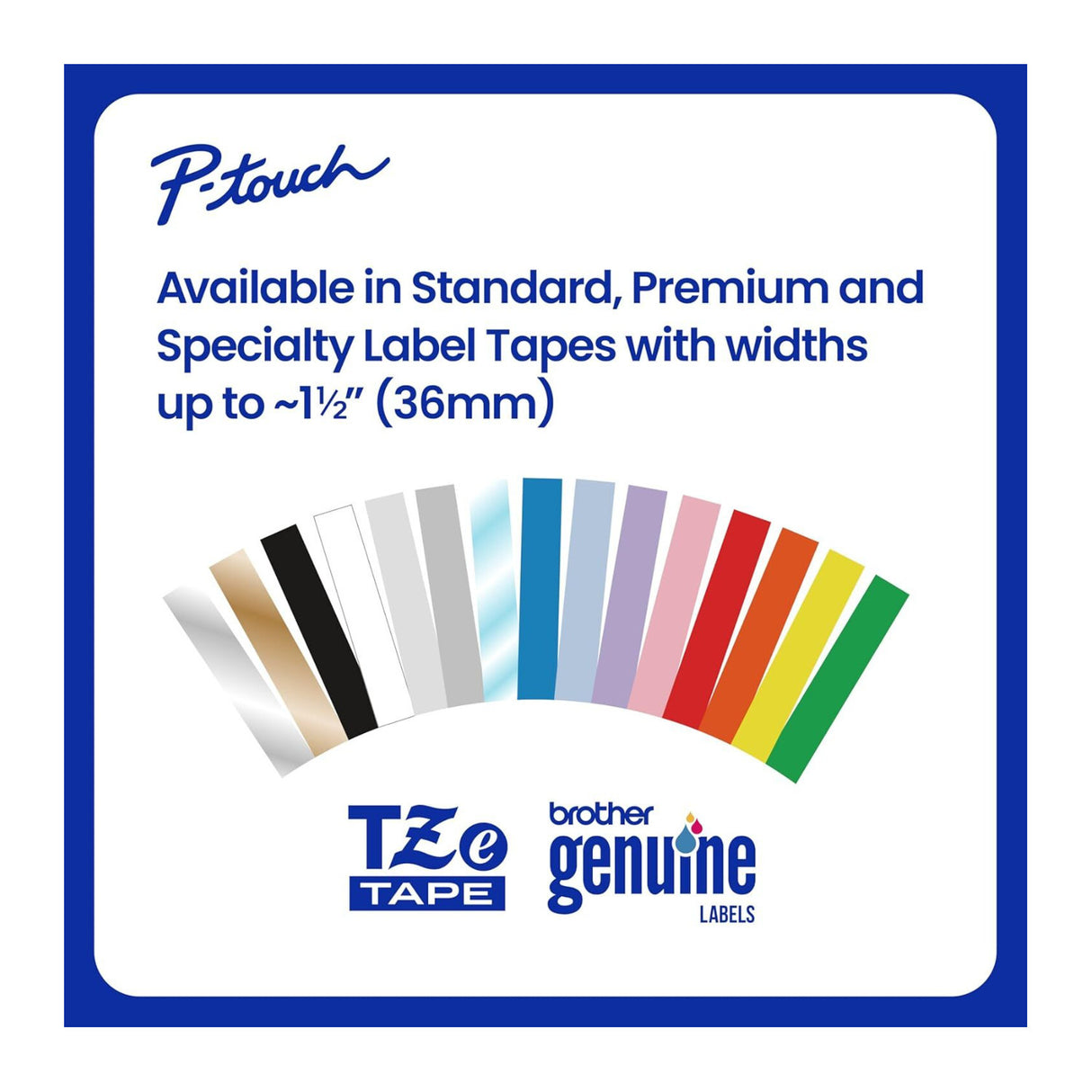 Brother Genuine P-Touch 6-Pack TZe-241 Laminated Tape for Label Makers Bundle