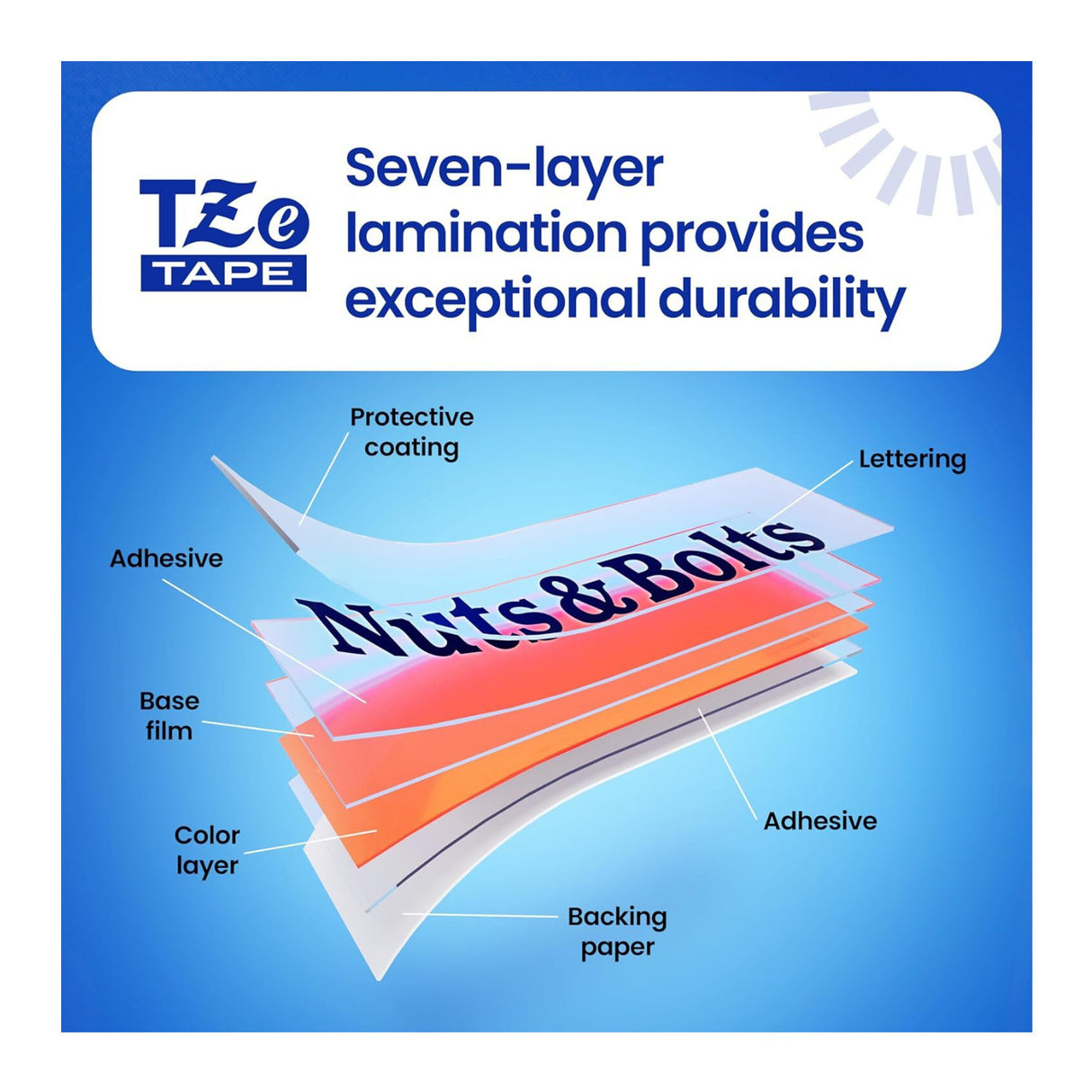 Brother Genuine P-Touch 6-Pack TZe-241 Laminated Tape for Label Makers Bundle
