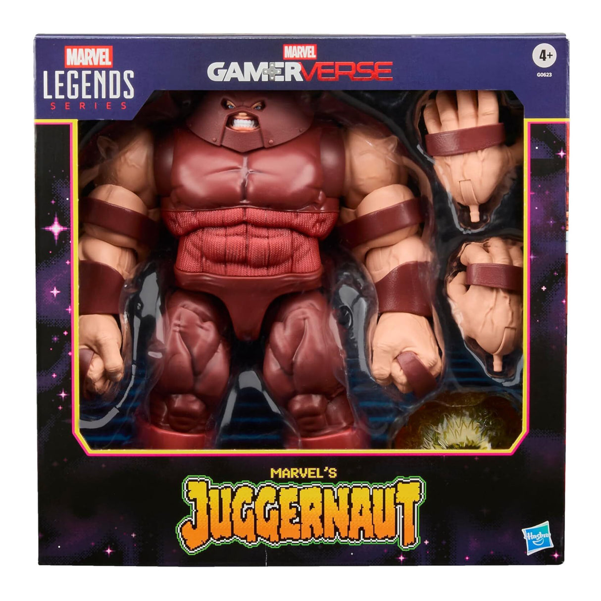Hasbro Marvel Legends Series Juggernaut and Hulk 6-Inch Action Figures Bundle