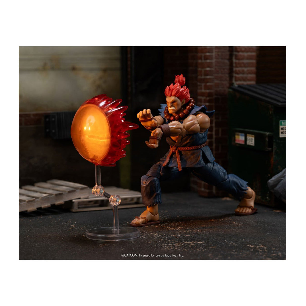 Jada Toys Street Fighter II Akuma 6-Inch Scale Action Figure with Accessories