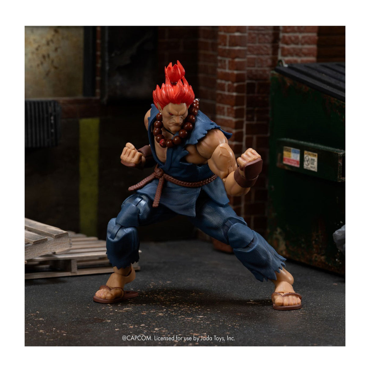 Jada Toys Street Fighter II Akuma 6-Inch Scale Action Figure with Accessories