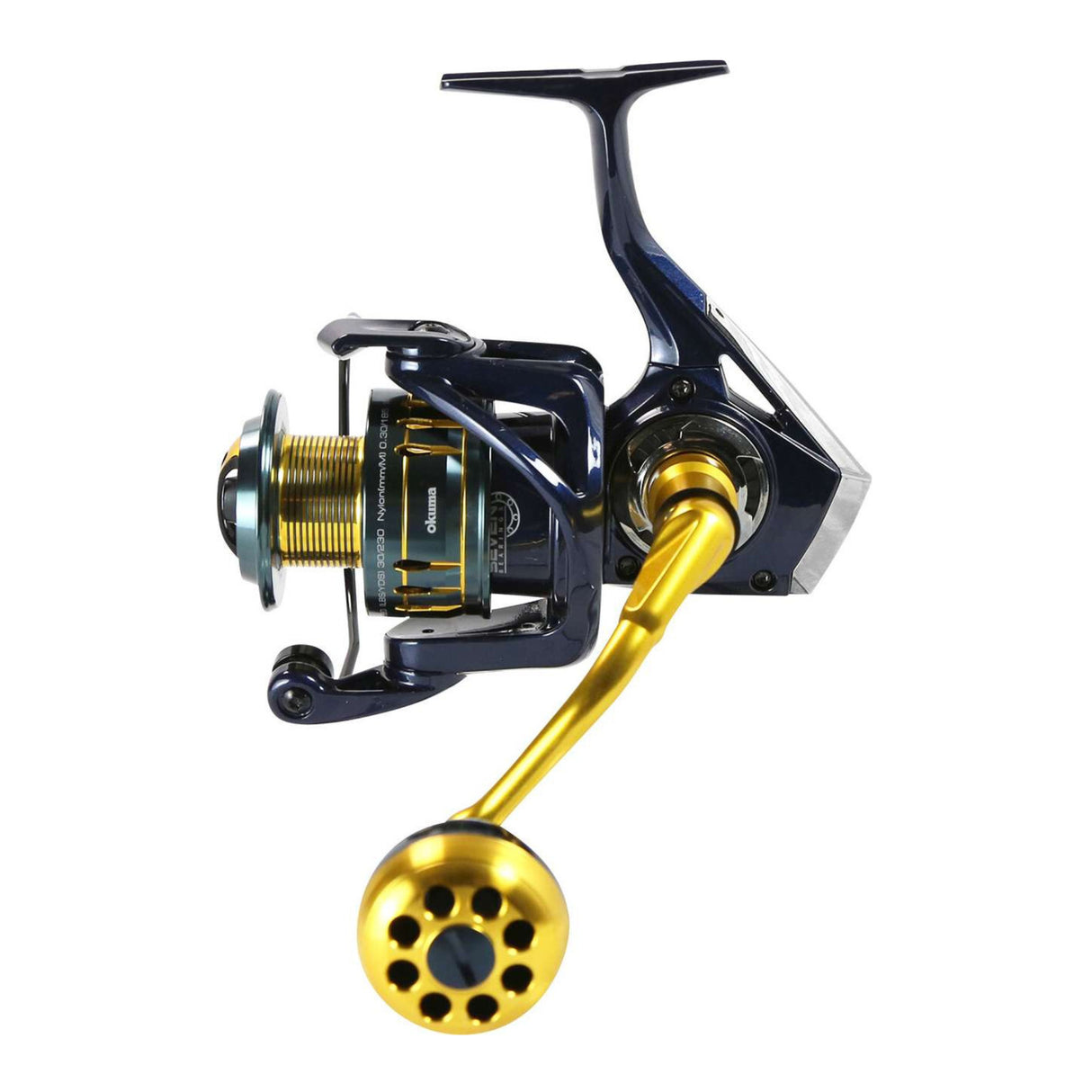 Okuma SA-10000A Salina Spinning Reel - LITECAST Body (Blue)