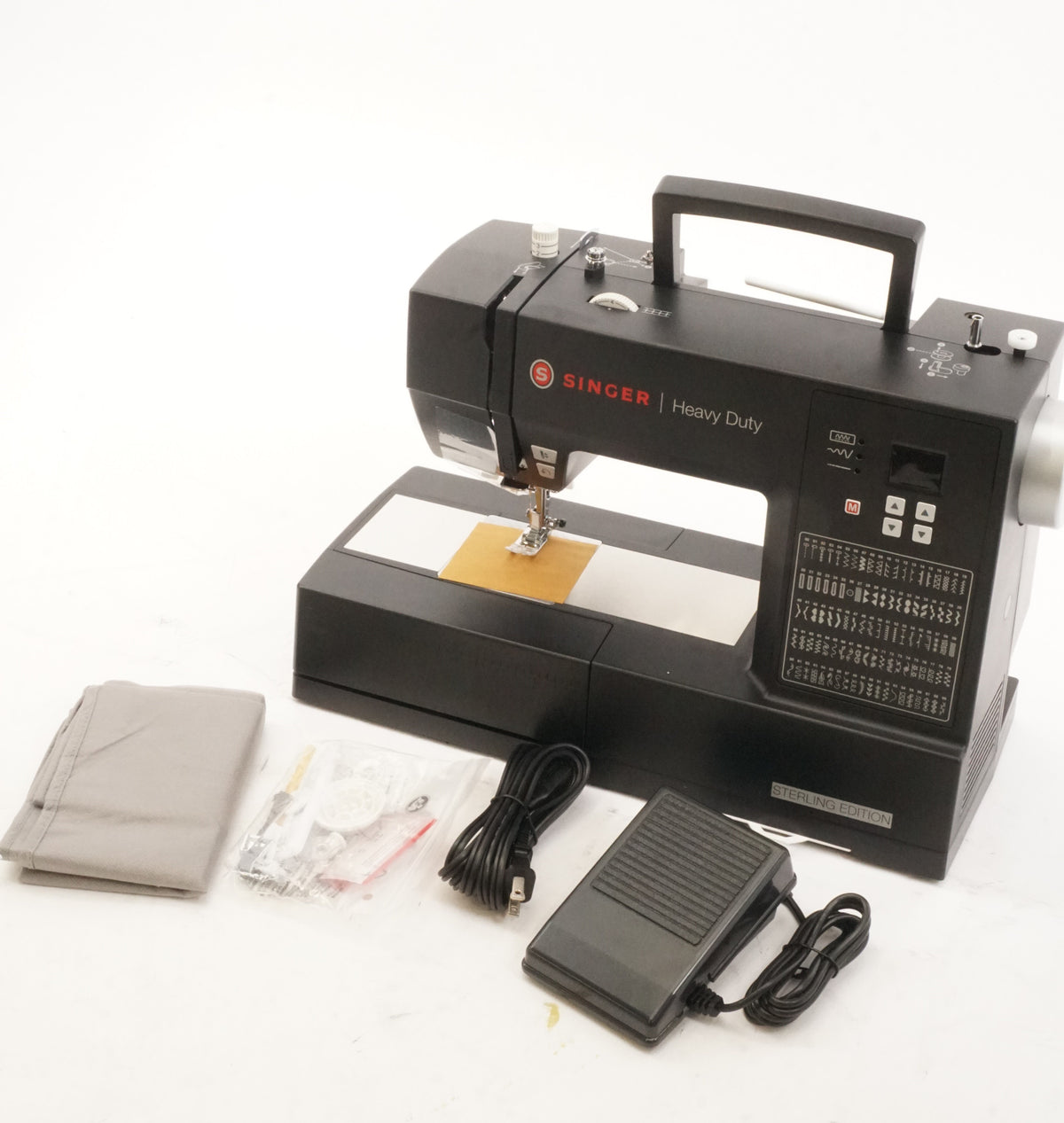 SINGER Heavy Duty 6600C Sterling Sewing Machine with Accessory Kit (Black) (Used)