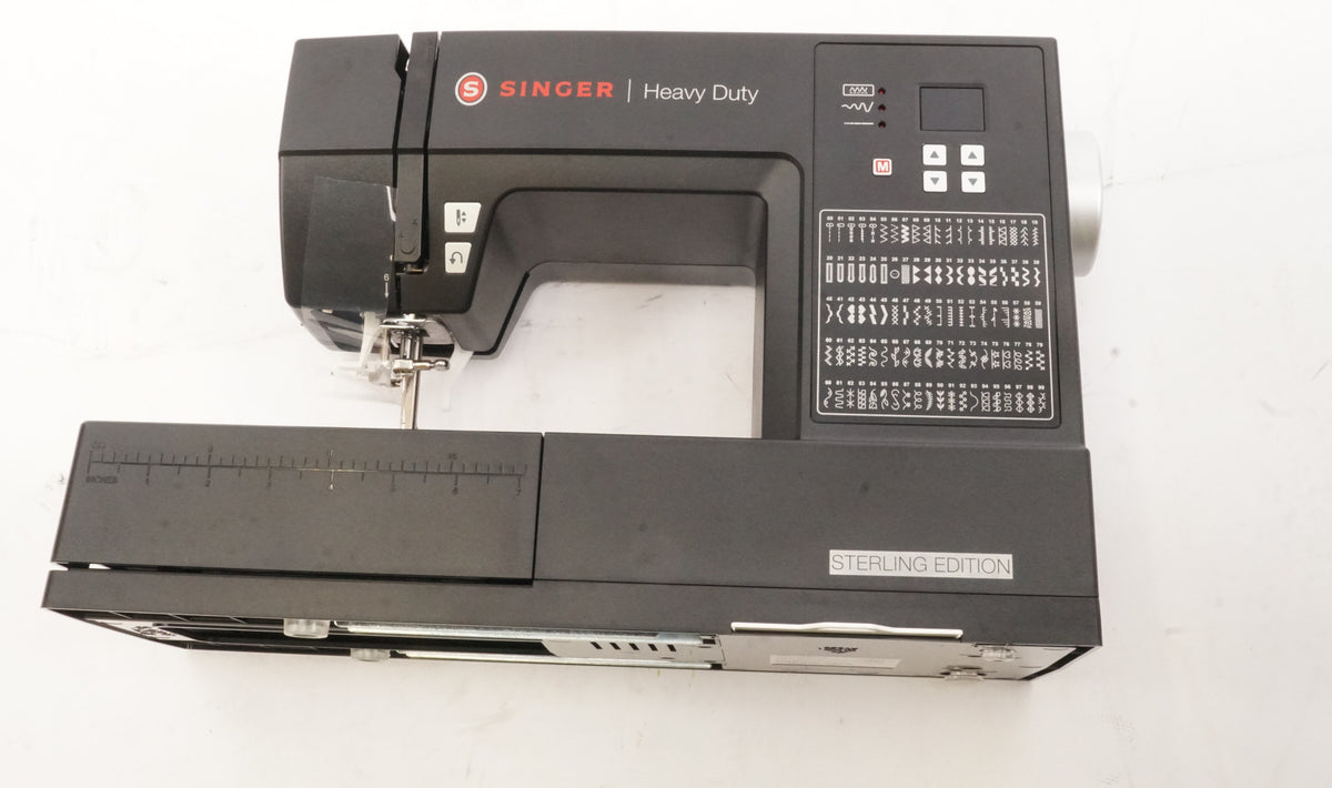 SINGER Heavy Duty 6600C Sterling Sewing Machine with Accessory Kit (Black) (Used)