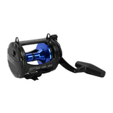 Okuma Solterra SLX-50W Single Speed Lever Drag Reel (420yds-80lb, Black)