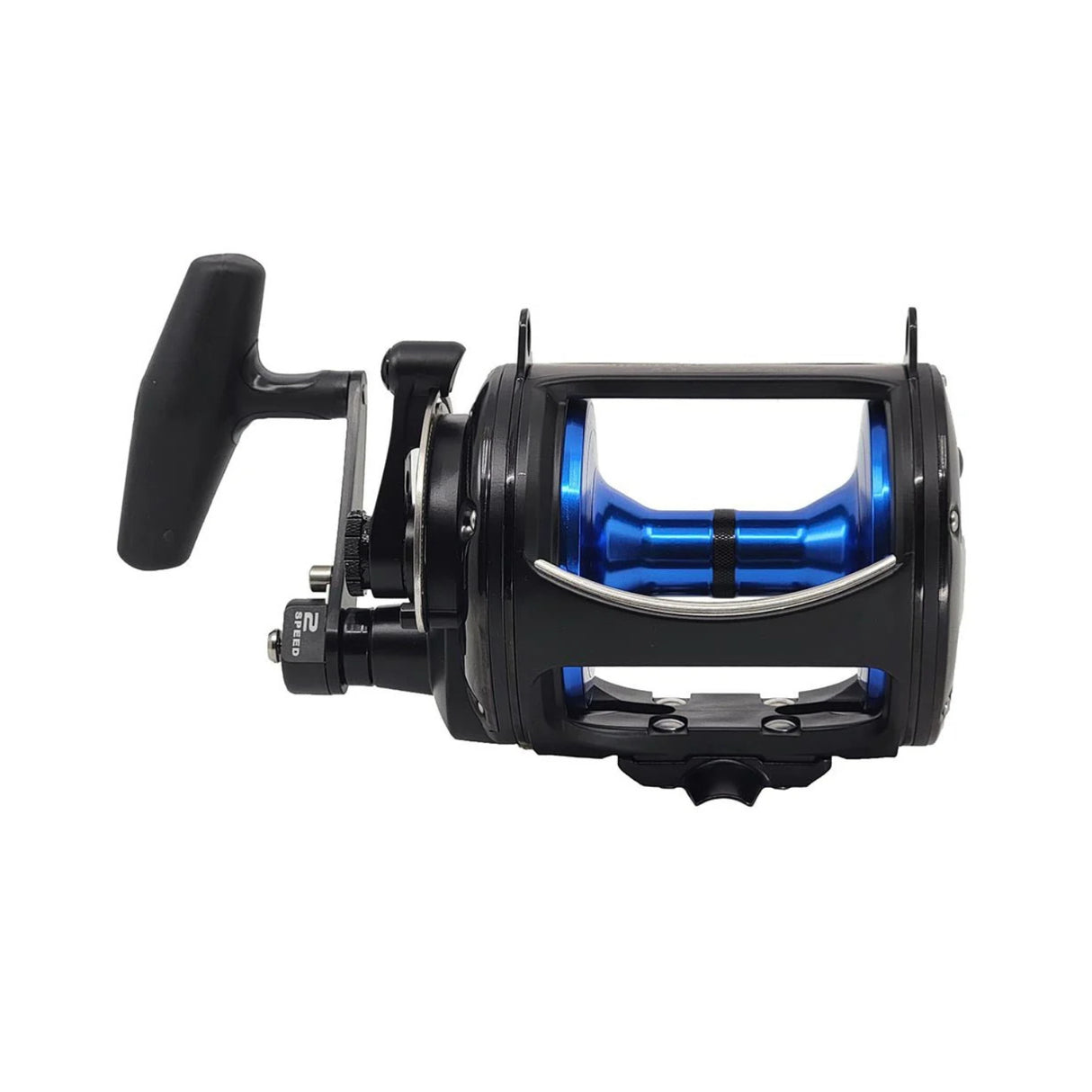 Okuma Solterra SLX-50WIIb Two Speed Lever Drag Reel (600yds-60lb, Black)